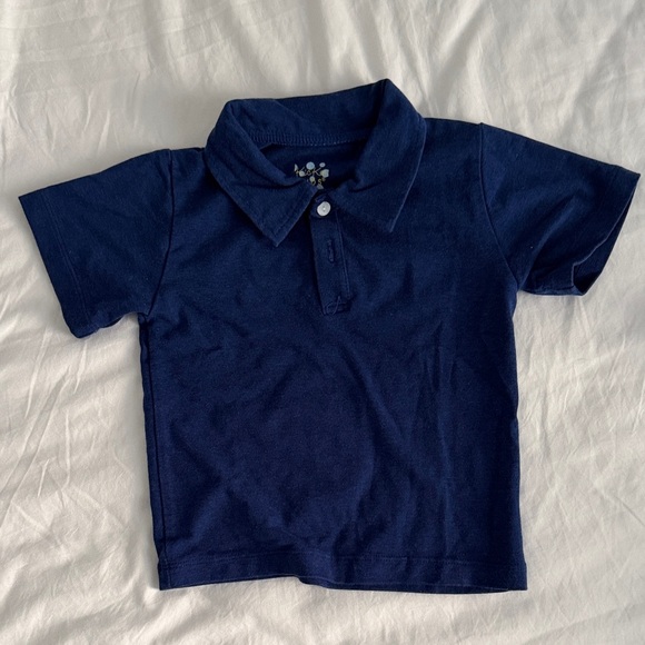 Kids Dinosaur Print Tee and Navy Polo Set - Picture 6 of 8